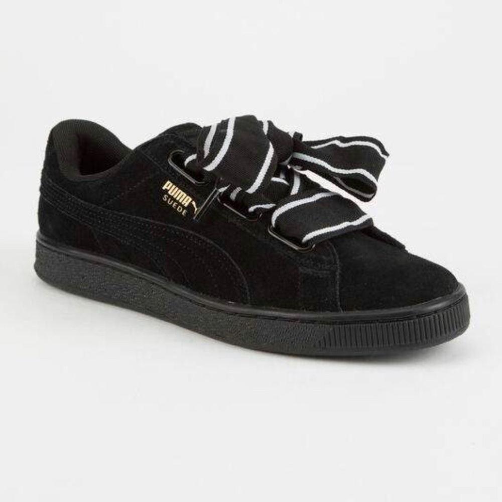 PUMA Suede Heart Satin Womens Shoes